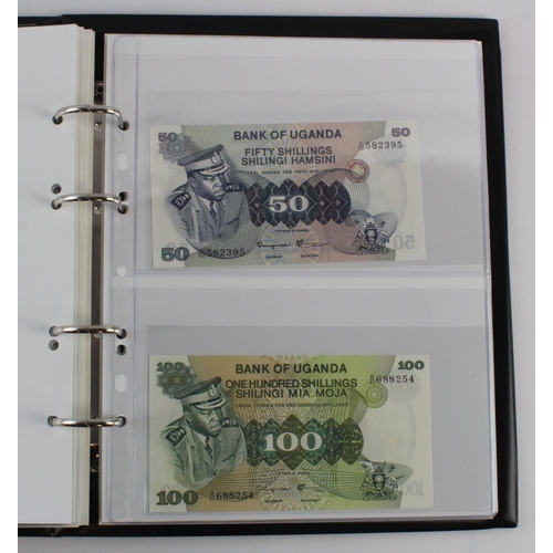 937 - World (40) in album with slipcase, Zambia 50 Ngwee, Rwanda 500 Francs 1974, Belgium 1000 Francs, Bel... 