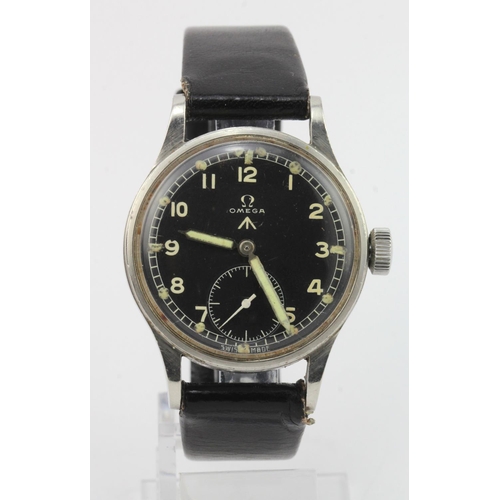 659 - World War II military issue Omega wristwatch 