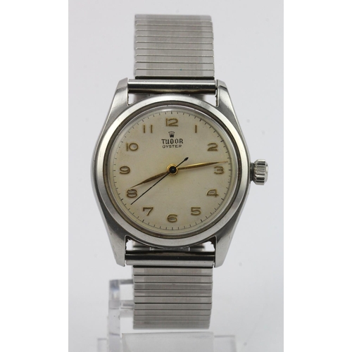 716 - Gents stainless steel cased Tudor (Rolex) Oyster  wristwatch.  Numbered on the back 