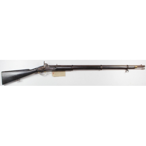 1022 - Indian percussion Sepoy Musket, 15 Bore, c1854-60. Barrel 35