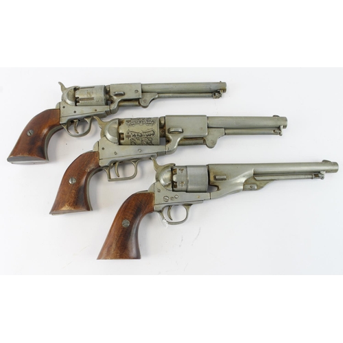 1049 - Revolvers, replicas: full size copy of a Colt / Walker / or Dragoon, metal and wood (grips) contruct... 