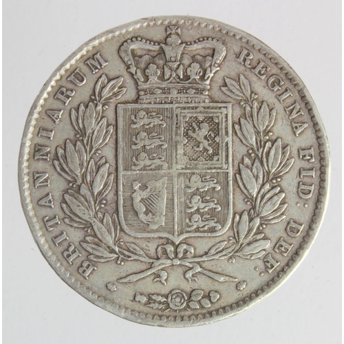 105 - Crown 1844 star stops, nVF, a few small marks.