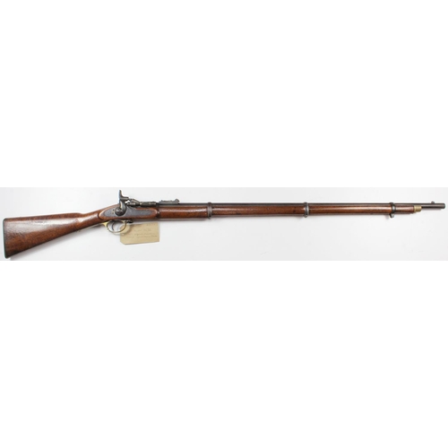 1059 - Snider Mk III Service Rifle, lock dated 1855 and 'VR', indicating a .577 conversion from a P53 Crime... 