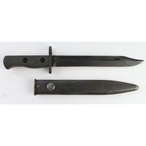 1077 - Vietnam War Era Australian S.L.R Bayonet. Marked 2 Sabre Sqn Australian S.A.S.