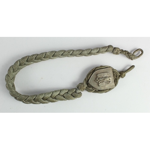 1107 - German 3rd Reich Early Pattern Marksman’s Lanyard Grade III.