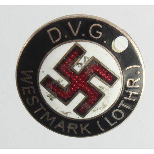 1109 - German 3rd Reich Fellow Countryman League Lapel Pin.