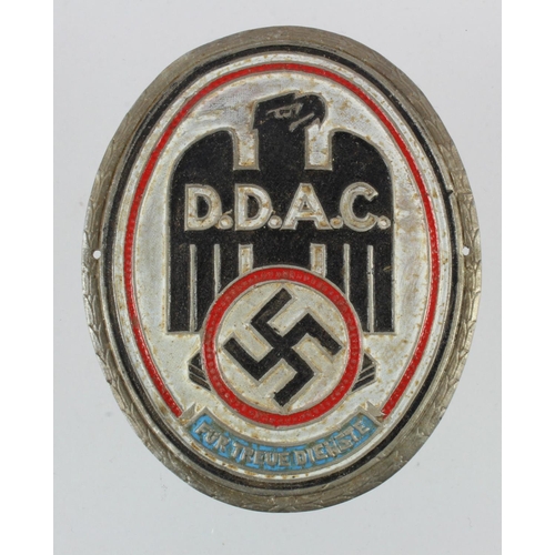 1165 - German D.D.A.C plaque.