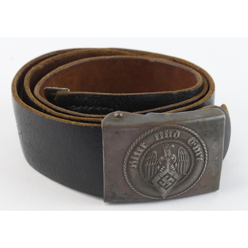 1188 - German Hitler youth belt and buckle maker marked.