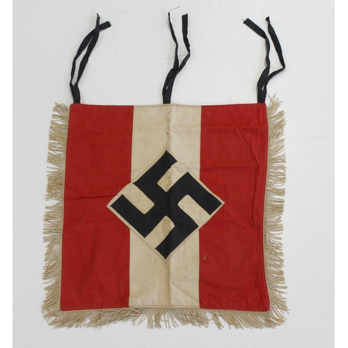 1190 - German Hitler youth trumpet banner.