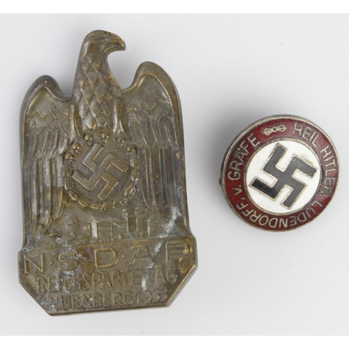 1230 - German NSDAP badges, 2x types.