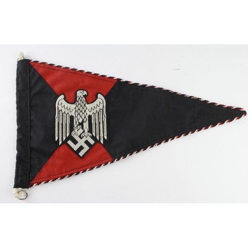 1253 - German panzer tank pennant.