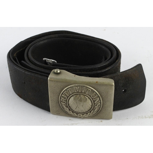 1267 - German scarce post WW1 German army soldiers belt and buckle complete with safety tab.