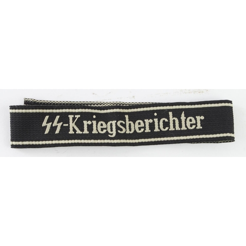 1284 - German SS kriegsberichter cuff title.