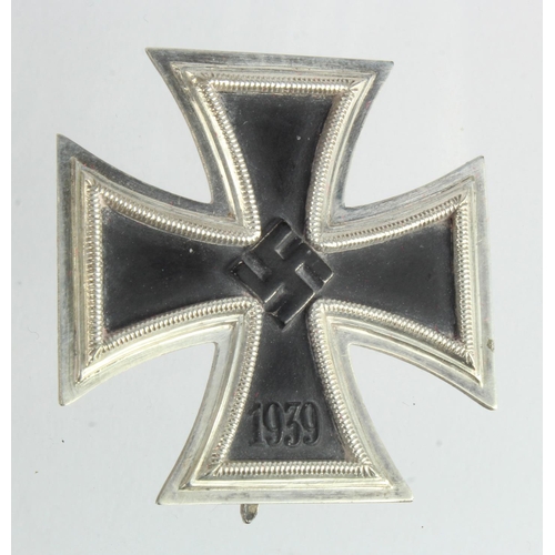 1324 - German WW2 Iron Cross 1st Class, no makers mark