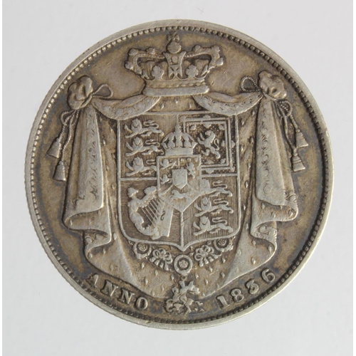 141 - Halfcrown 1836 VF