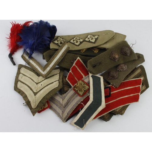 1484 - Badges military rank stripes, epaulets etc.