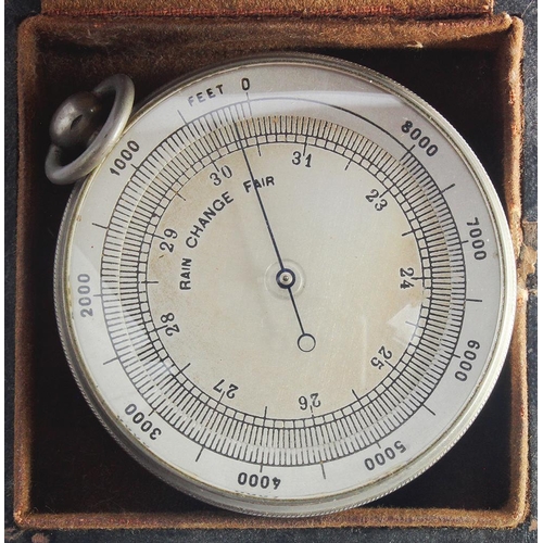 1507 - Boer War officers pocket barometer.