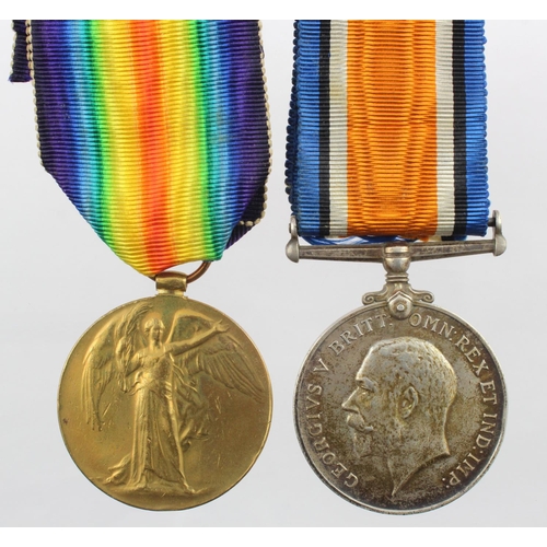 1533 - BWM & Victory Medal (13897D.A. K R Duckworth D.H.RNR). With research, born Somerton, Somerset.  (2)