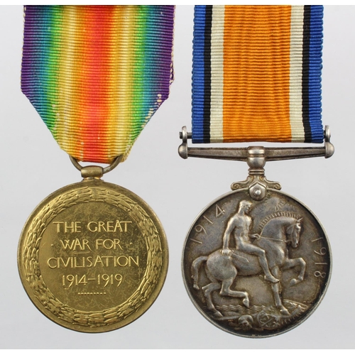 1535 - BWM & Victory Medal (241206 3.A.M. P F Morgan RAF) an RAF Photographer. Born Dursley, Gloucestershir... 