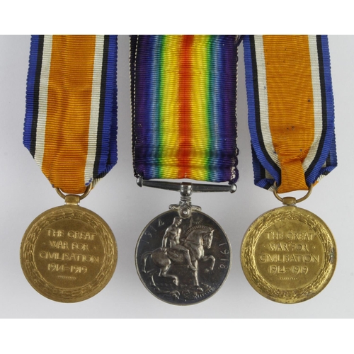 1543 - BWM & Victory Medal correctly named to 72712 Cpl T B Beal RAMC, together with another impressed Vict... 