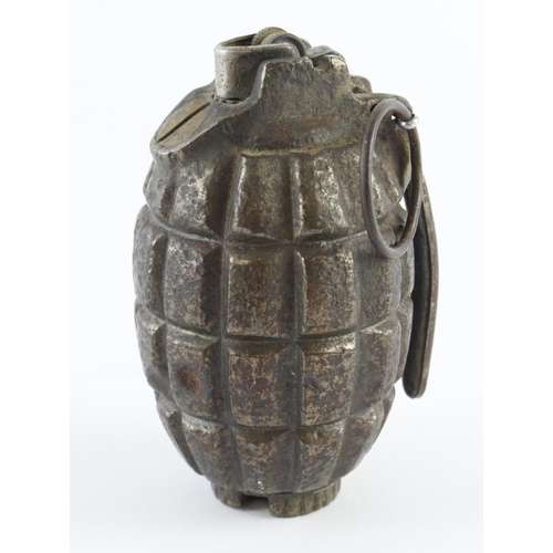 1577 - Early No 36 Mills Grenade made into a desk lighter. Inert