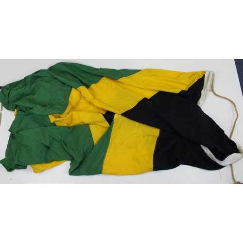 1585 - Flag original British colonial Jamaica 8x12 heavy cotton flag.