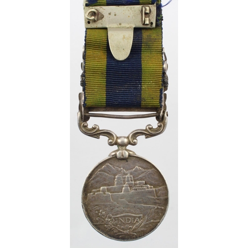 1631 - IGS GV with bars Waziristan 1919-21 and Waziristan 1921-24 (4181162 Pte R E Tattum R.W.Fus.). With r... 