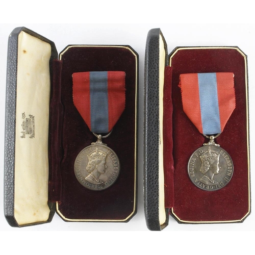 1632 - Imperial Service Medals, both cased, QE2 issues (Arthur Ernest Osborn) and (Ewart Gladstone Randall)... 