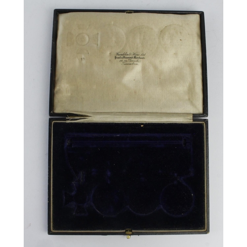 1698 - Nurse interest a fitted case embossed 1914-1918 for an RRC/ARRC group of 4 medals, velvet inset line... 