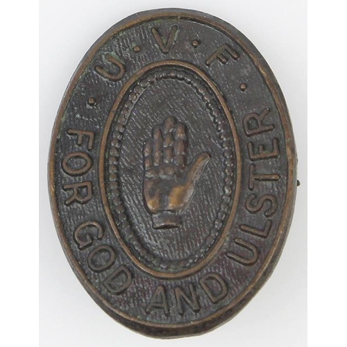 1821 - Ulster Volunteer Force lapel pin badge