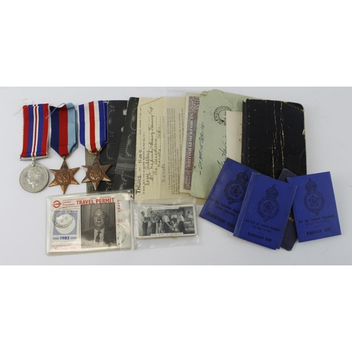 1897 - WW2 1939-45 star, F & G star and War medal with selection of documents, diary etc., to 6538149 Sgt A... 