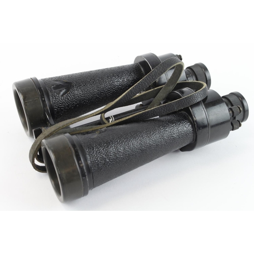 1958 - WW2 pair of bar and stroud naval binoculars 7X CF41 in lovely condition.