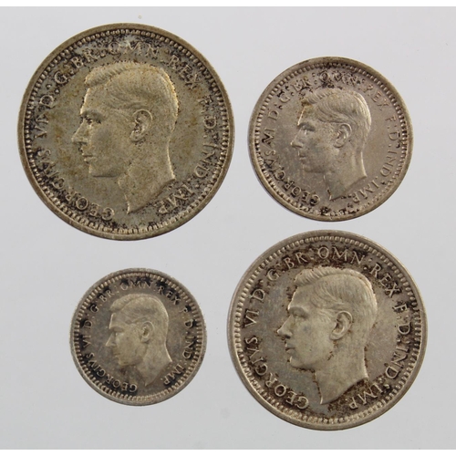 249 - Maundy Set 1937, speckled tone nFDC