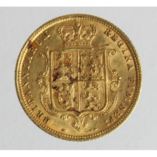 26 - Half Sovereign 1885 GVF/VF