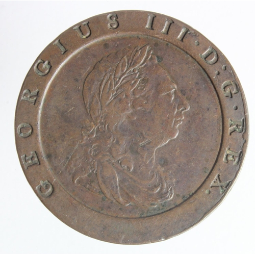 336 - Twopence 1797 copper 