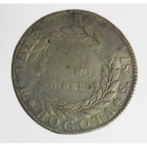 358 - Colombia, Republic of Nueva Granada 8 Reales 1846 KM# 98, ex-mount Fair.