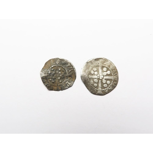 524 - Henry VI & Edward IV silver (2): HVI Rosette-mascle Halfpenny of London, 0.41g, crinkled GF, and EIV... 