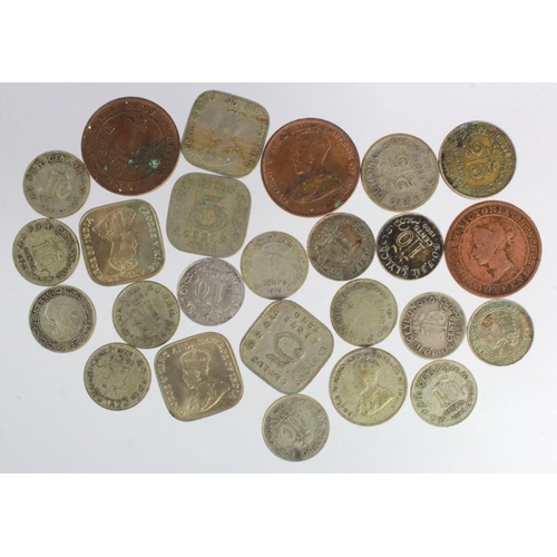 616 - Ceylon (25) 19th-20thC including silver minors, mixed grade.