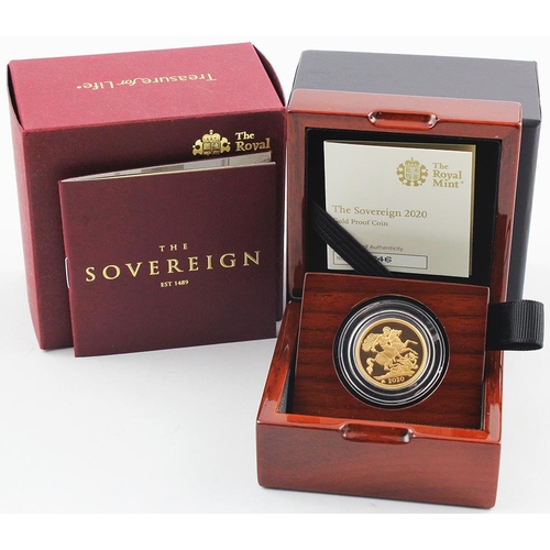 88 - Sovereign 2020 Proof FDC boxed as issued