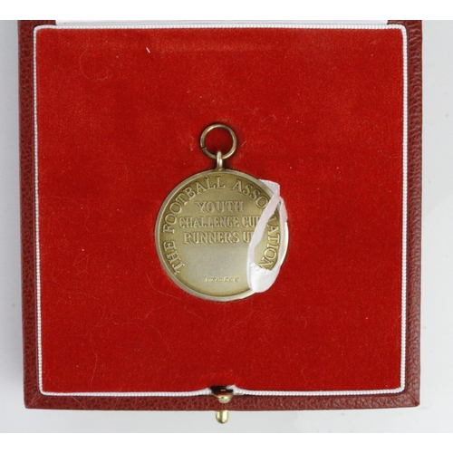 885 - Football interest - Manchester City FA Youth Cup Runners Up Medal (32mm) in original fitted red case... 