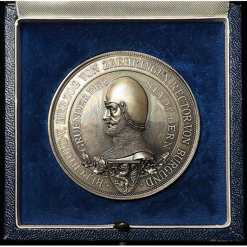 913 - Swiss Commemorative Medal, silver d.50mm: 53.18g: 700th Anniversary of the Foundation of Bern 1191-1... 