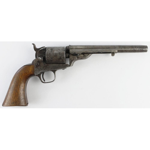 932 - American Colt Model 1871-1872 Open Top Revolver: Standard model from 1872 in .44 rimfire, 7 ½ in. ro... 