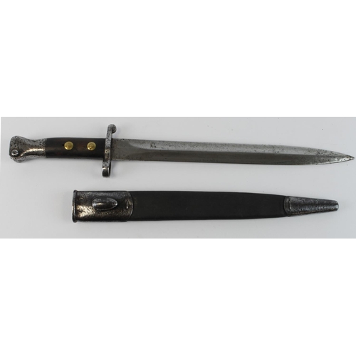 935 - Bayonet 1888 pattern Lee Metford complete with scabbard.