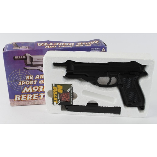 940 - BB Pistol in its original box of issue, in unused condition, cal 6mm. BB Air Sport Gun 