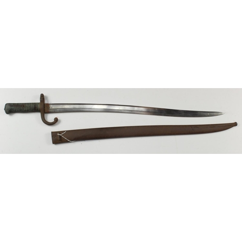 965 - French Chassepot Bayonet with scabbard