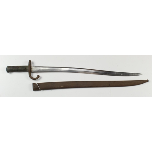 966 - French Chassepot Bayonet with scabbard