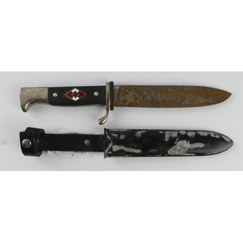 987 - German Hitler Youth Knife RZM Marked: Solingen