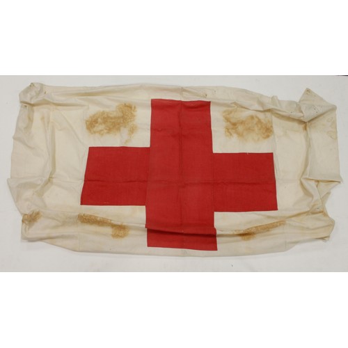 1954 - WW2 Nursing Officers named cape, red cross armband, flags, ward dress and apron.