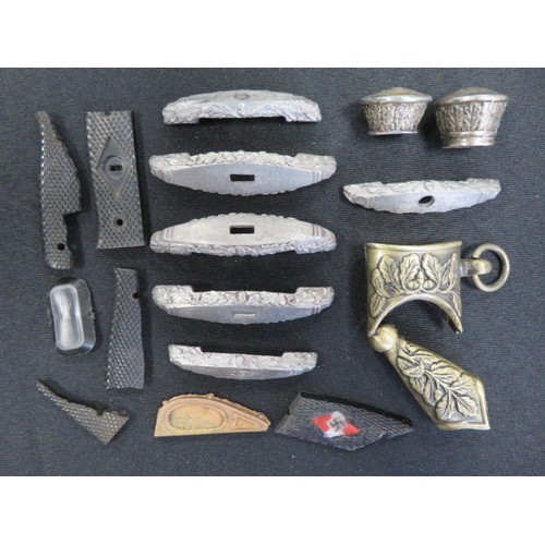 1052 - Selection of German dagger parts, mostly copies