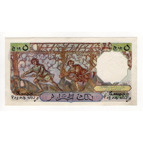 116 - Algeria 5 Nouveaux Francs dated 18th December 1959, last date of issue, B.173 240 (Pick118a) very cr... 